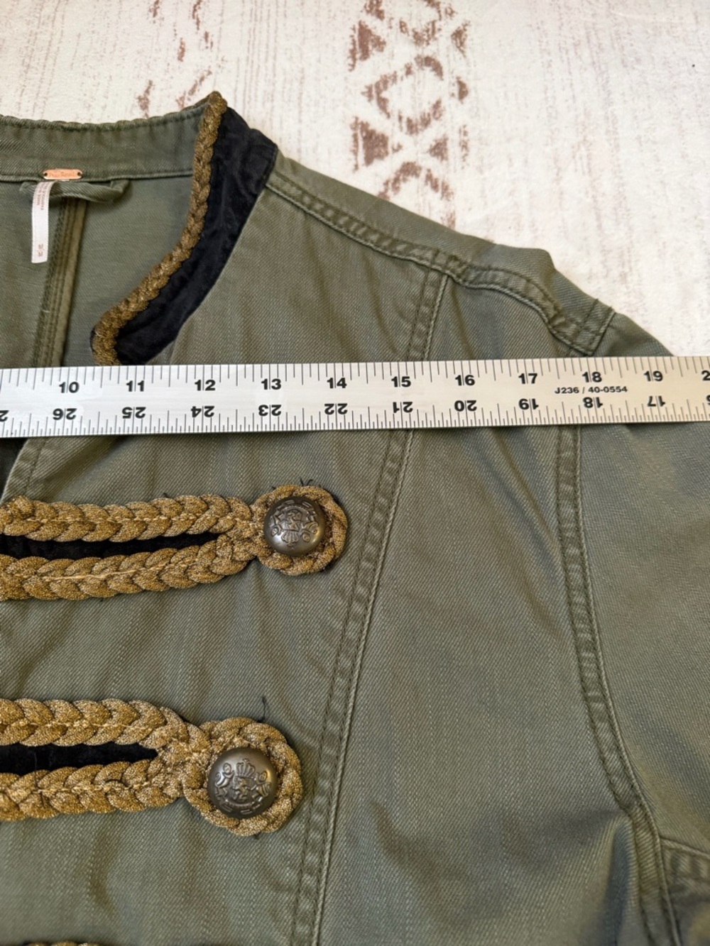 Free People Passenger Jacket Military Army collar - Picture 15 of 16